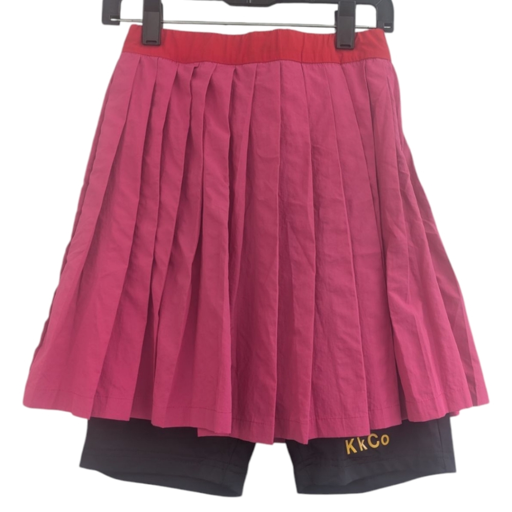 KKCo Outside x UO Pleated Pink Nylon Skort. NWT. Size XS